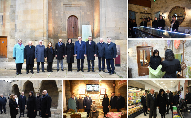 Speaker of Council of the Republic of National Assembly of Belarus Natalya Kochanova Goes to Icheri Shahar 