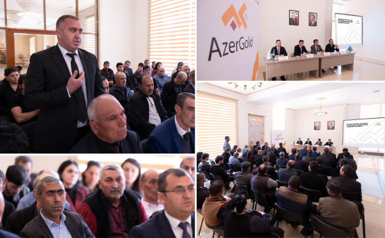 Члены Комитета КСО ЗАО “AzerGold” встретились с местными жителями в Гейгеле 