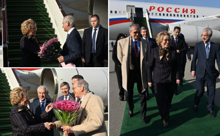 Спикер Совета Федерации Федерального собрания Российской Федерации Валентина Матвиенко прибыла в нашу страну с официальным визитом 