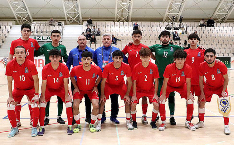 Azərbaycanın U-19 futzal komandası Avropa çempionatına çətin başlanğıc etdi 