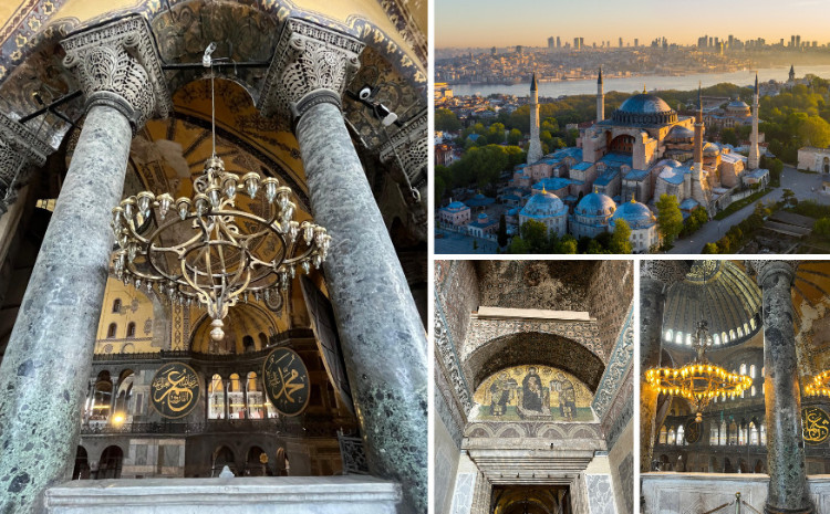 Ayasofya Məscidinin günbəzində əhatəli bərpa işləri başlanılıb 