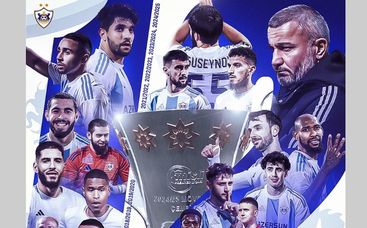 “Qarabağ” 4-cü dəfə ardıcıl çempionluq sevincini yaşadı 