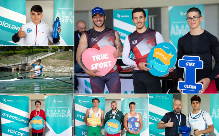 AMADA Promotes Clean Sport at the Mingachevir Stage of the “President’s Cup-2025” 