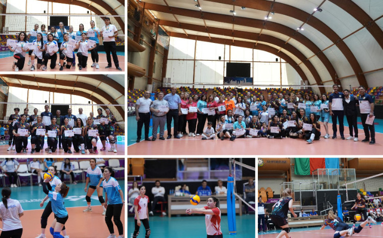 Dövlət qurumlarının əməkdaşları arasında voleybol yarışı keçirilib 