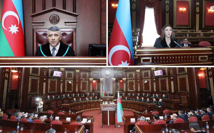 Yeni təyin olunmuş hakimlər Ali Məhkəmədə and içiblər 