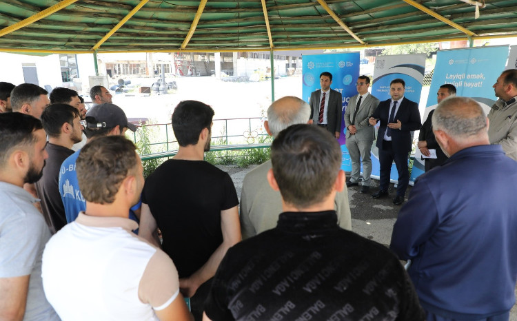 Xocalıda əməyin mühafizəsi ilə bağlı maarifləndirmə tədbiri keçirilib 