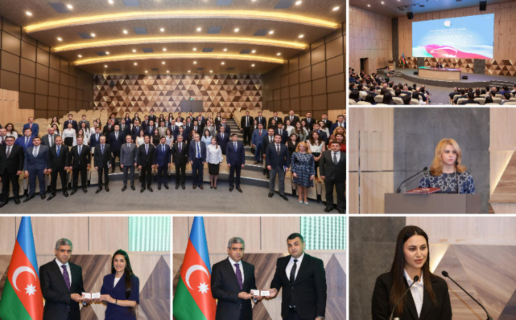 Nazirlikdə dövlət qulluğuna yeni qəbul olunan əməkdaşların andiçmə mərasimi keçirilib 