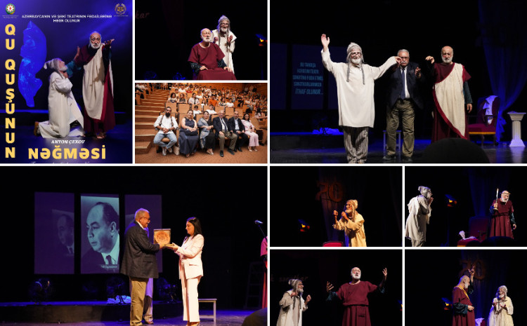 Cahangir Novruzovun quruluş verdiyi tamaşa Şəki teatrında səhnəyə çıxarıldı 