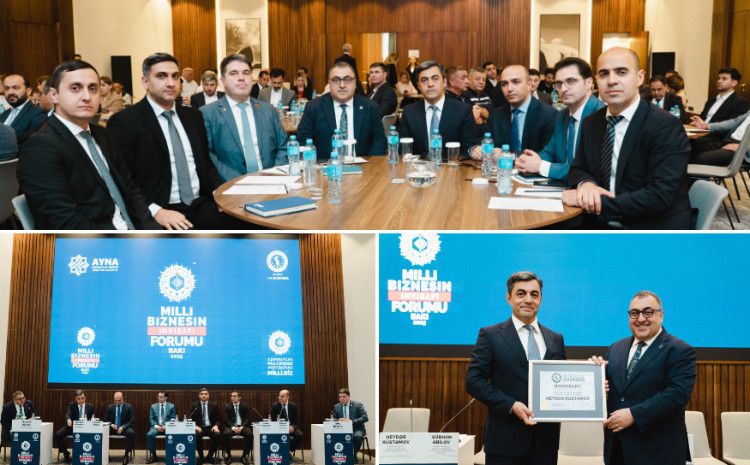 AYNA rəhbərliyi Milli Biznesin İnkişafı Forumunun altıncı xüsusi sessiyasında iştirak edib 
