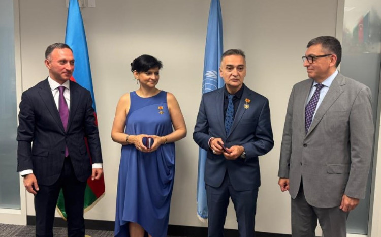ABŞ-də yaşayan azərbaycanlı mədəniyyət xadimlərinə medal təqdim edilib 