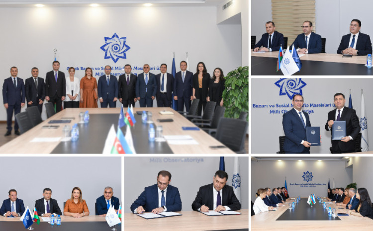 Milli Observatoriya ilə Əmək və Sosial Münasibətlər Akademiyası arasında birgə fəaliyyətə dair sənəd imzalanıb 