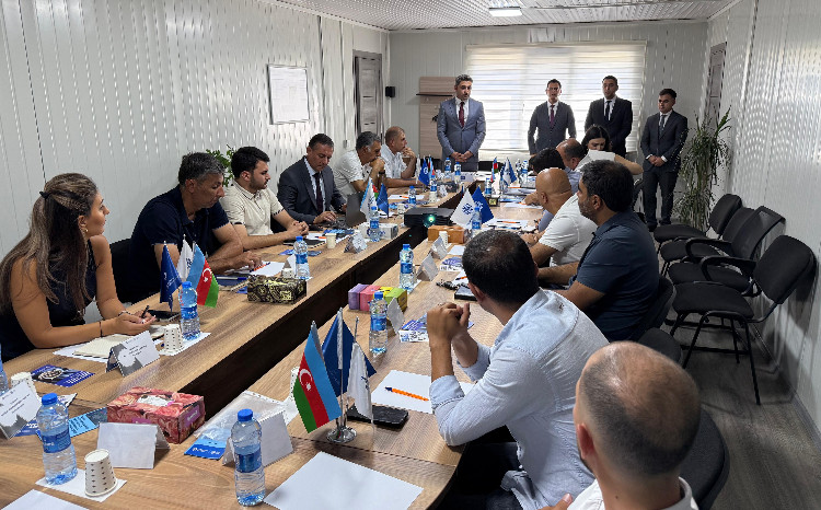 Ağdam Sənaye Parkında fəaliyyət göstərən işəgötürənlərlə əməkdaşlıq imkanları müzakirə edilib 