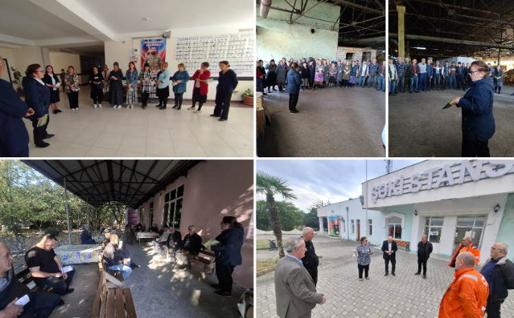 Qəhvəyi mərmər bağacığına qarşı mübarizə tədbirləri ilə bağlı maarifləndirici görüşlər davam edir 