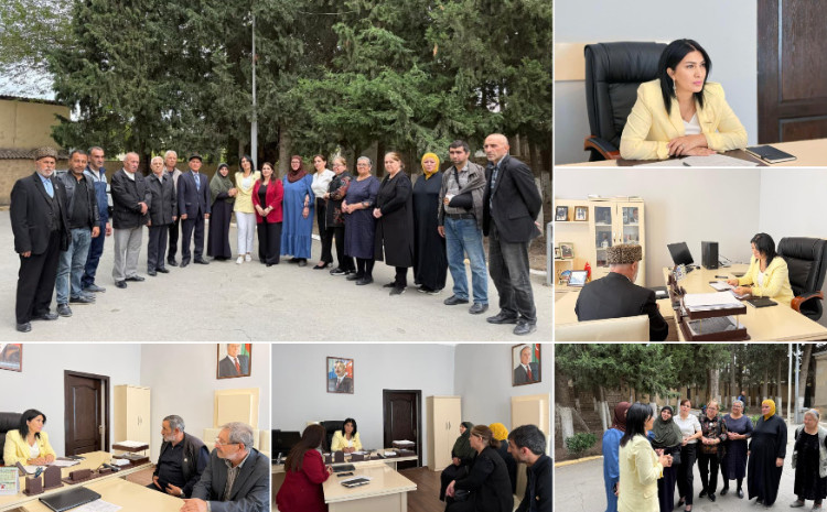 Deputat Hacı Zeynalabdin qəsəbəsinin sakinləri ilə görüşdü 