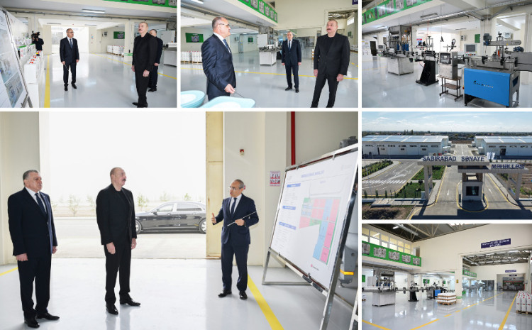 President Ilham Aliyev visited agrochemical production facility in Sabirabad 