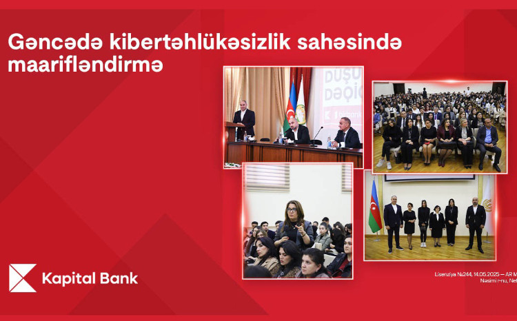 Kapital Bank провел в Гяндже обучающие мероприятия по кибербезопасности 