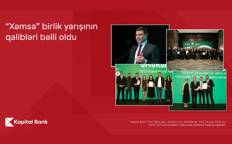 Kapital Bank Wins “Xəmsə” unity competition with two projects 