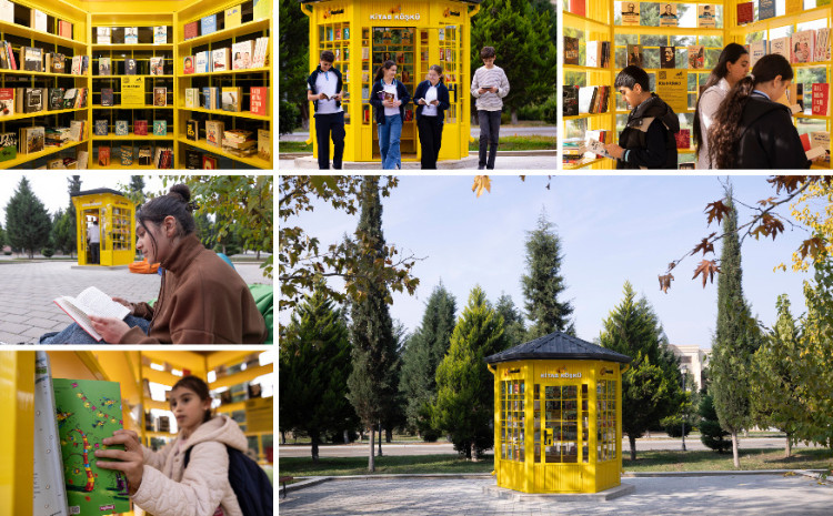 Интерактивный книжный киоск установлен в Гёйгёле по инициативе ЗАО «AzerGold» 