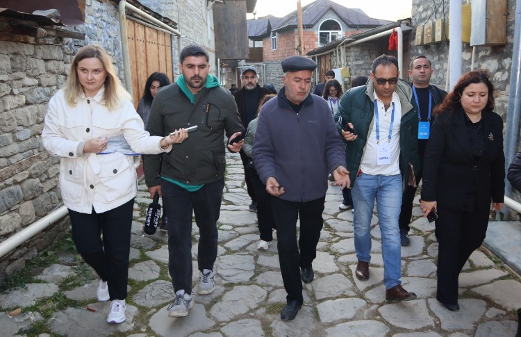 “Lahıc” Dövlət Tarix-Mədəniyyət Qoruğunda inzibati binanın tikintisi davam edir 