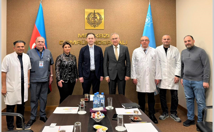 Mərkəzi Gömrük Hospitalında Belarusun aparıcı elmi-tibbi mərkəzinin nümayəndəsi ilə əməkdaşlıq perspektivləri müzakirə olunub 