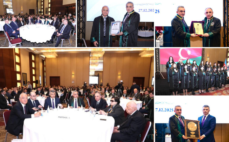 Vəkil Günü münasibətilə Vəkillər Kollegiyasının təntənəli mərasimi keçirilib 