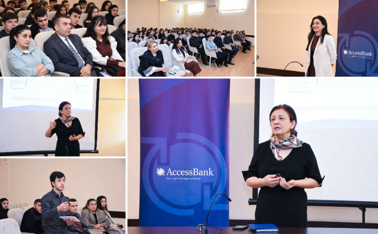 AccessBank ADAU tələbələri üçün “Maliyyə savadlılığı və karyera imkanları” mövzusunda təqdimat keçib 