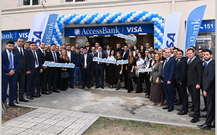 AccessBank и VISA очередной кобрендинговый филиал открыли в Ханкенди! 