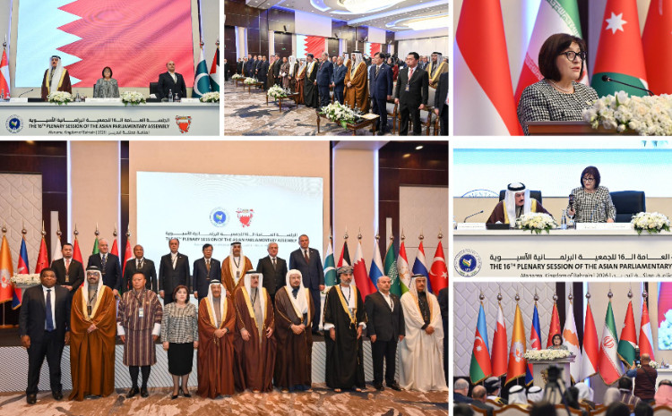 Speaker of Milli Majlis Sahiba Gafarova Addresses 16th Plenary Session of Asian Parliamentary Assembly 