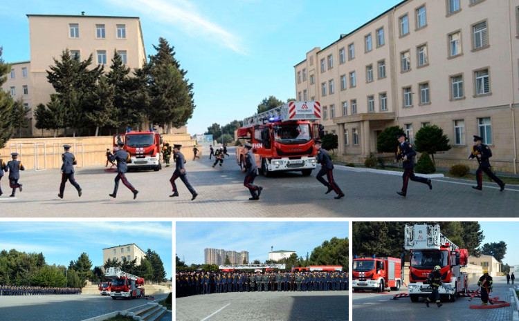 Jamshid Nakhchivanski Military Lyceum hosts emergency response exercise 