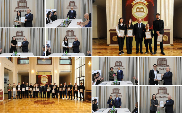 Milli Dram Teatrının Gəncləri “Ümid” mükafatı ilə təltif olundu 
