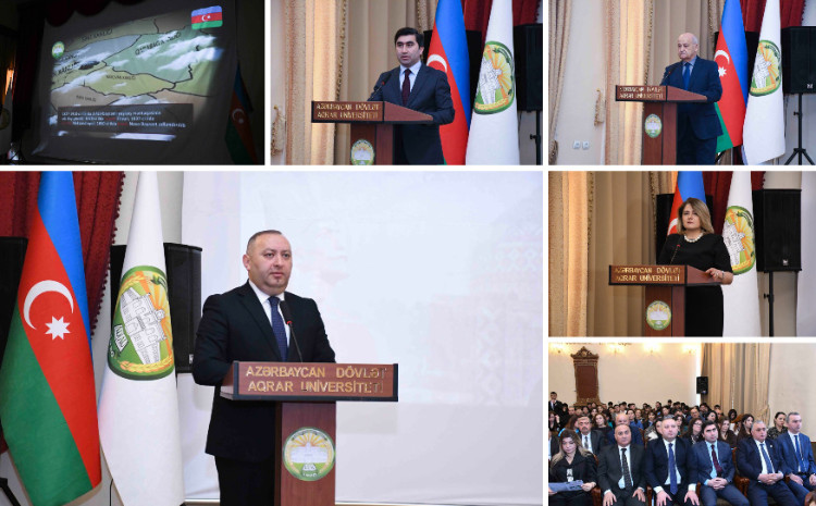 ADAU-da “Qərbi Azərbaycana qayıdış – Tarixi yaddaş və müasir reallıqlar” mövzusunda elmi-nəzəri konfrans keçirilib 