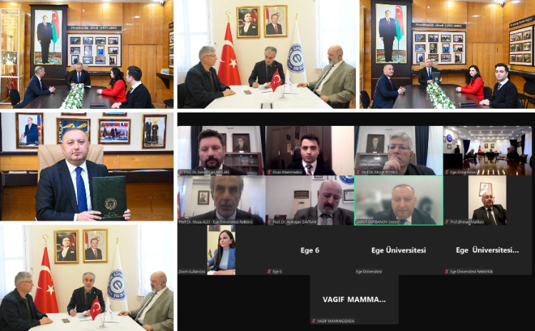 ADAU–EGE İkili Diplom Proqramı çərçivəsində rəhbər heyətin görüşü keçirilib 