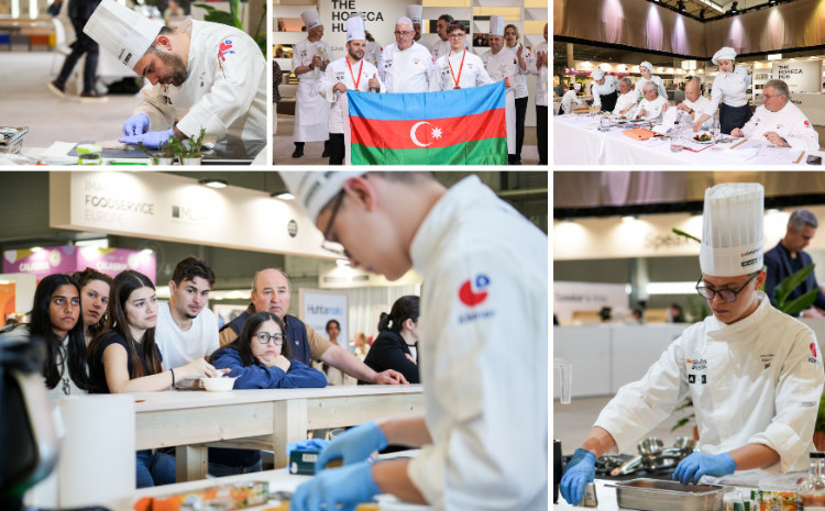 Azərbaycan milli qastronomiya komandası beynəlxalq çempionatda bürünc medal qazandı 