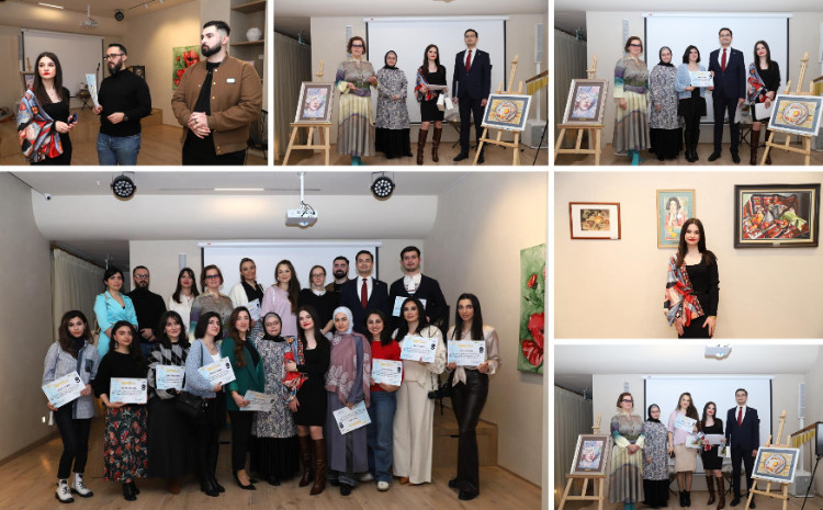 Акварельная выставка молодых художников “Genç fırça” - ФОТО