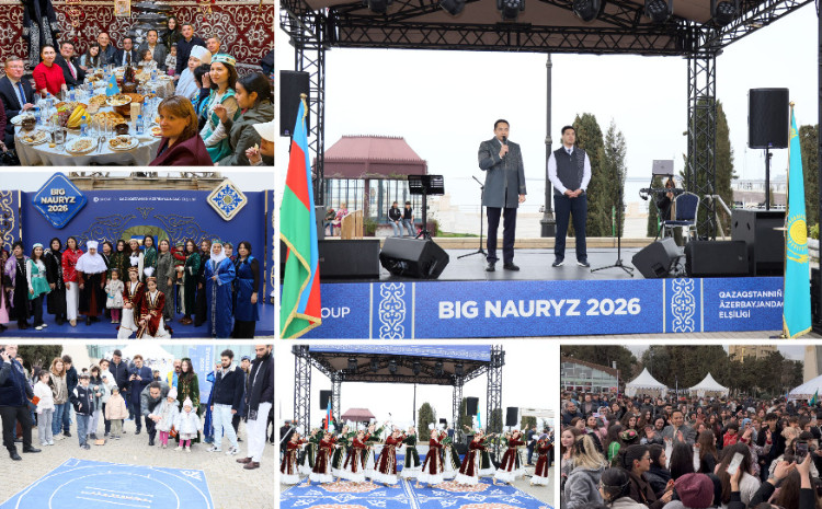Bakıda geniş şəkildə Qazax üslubunda Novruz bayramı qeyd olunur 