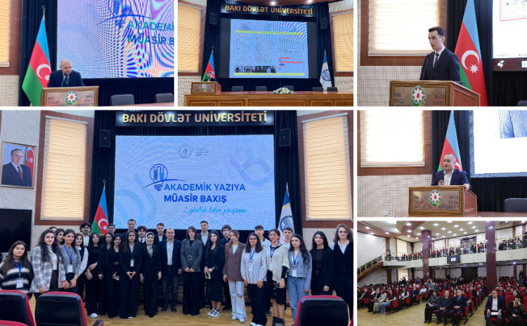 BDU-da “Akademik yazıya müasir baxış” mövzusunda təlim proqramı 