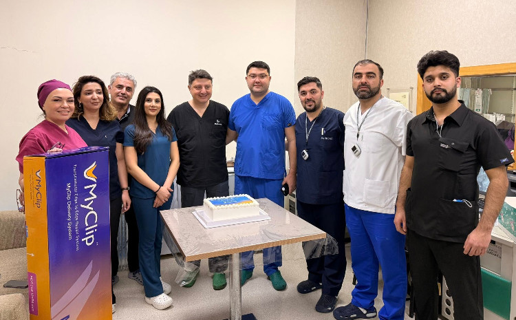 The MitraClip procedure has been successfully performed for the first time in the Caucasus region at the Central Customs Hospital 