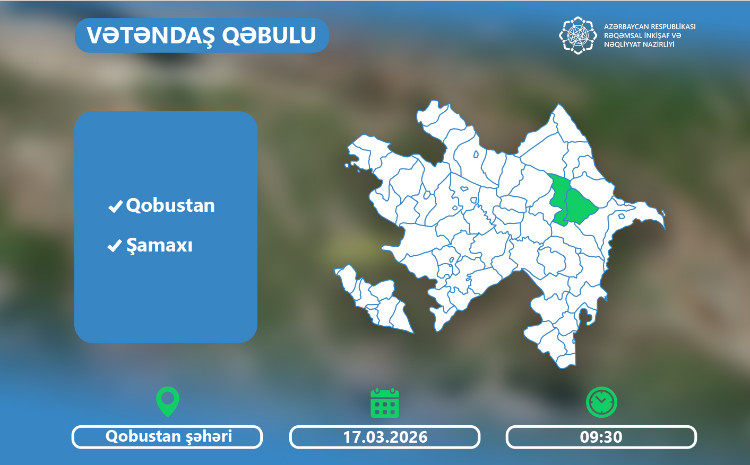 Nazir Rəşad Nəbiyev Qobustanda vətəndaşları qəbul edəcək 