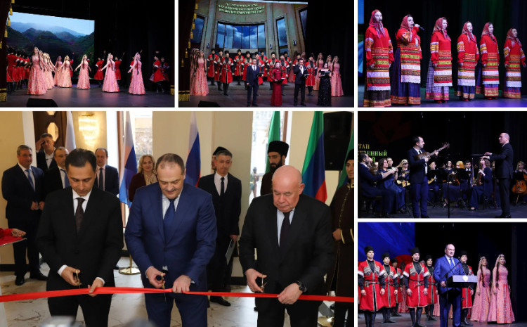 Prezident İlham Əliyev Dərbənddə Azərbaycan Dövlət Musiqili Dram Teatrının açılışı münasibətilə təbrik ünvanlayıb 