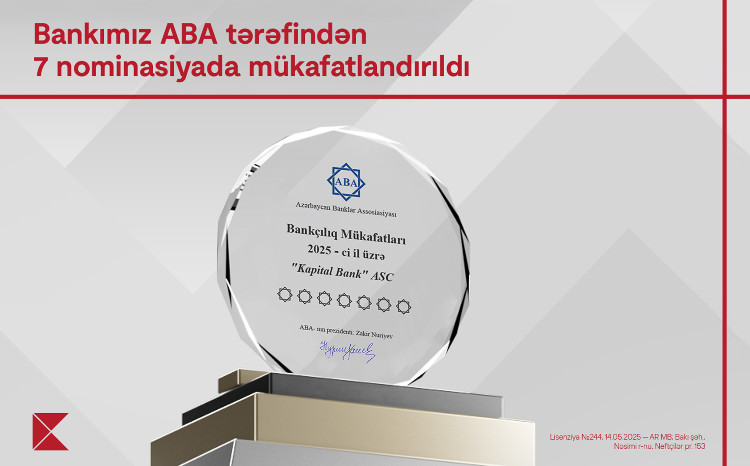 Kapital Bank awarded in 7 nominations 