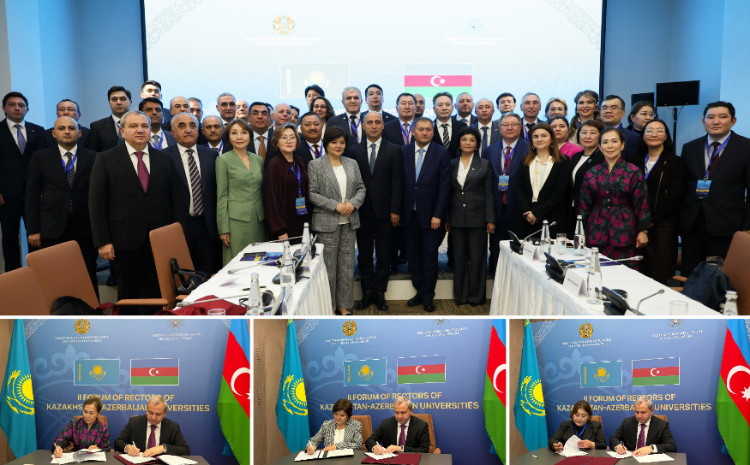 BSU Rector Participates in II Kazakhstan–Azerbaijan Universities Rectors Forum 
