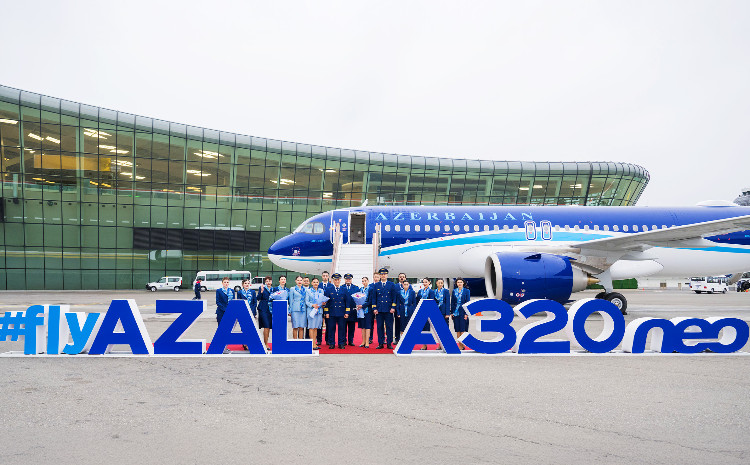 AZAL-ın donanmasına daha bir “Airbus A320neo” əlavə olundu - VİDEO
