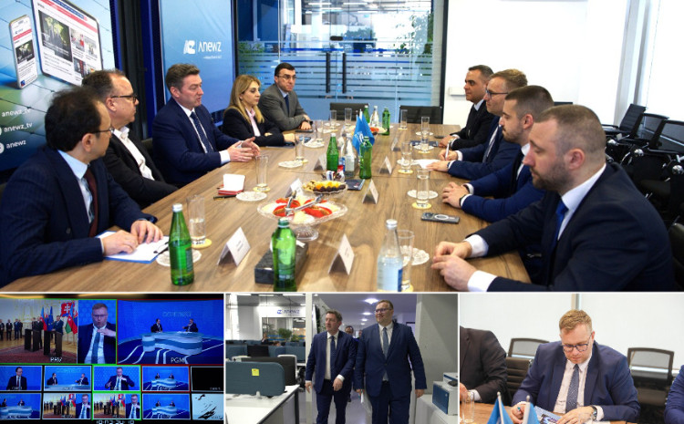 Slovakiya Ombudsmanı və nümayəndə heyəti üçün “AnewZ” beynəlxalq televiziya kanalına infotur təşkil olunub 