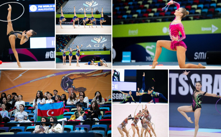 Bədii gimnastika üzrə Dünya kubokunun ikinci günü başa çatdı 