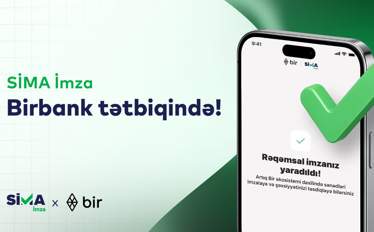 SİMA Digital Signature in Birbank! 