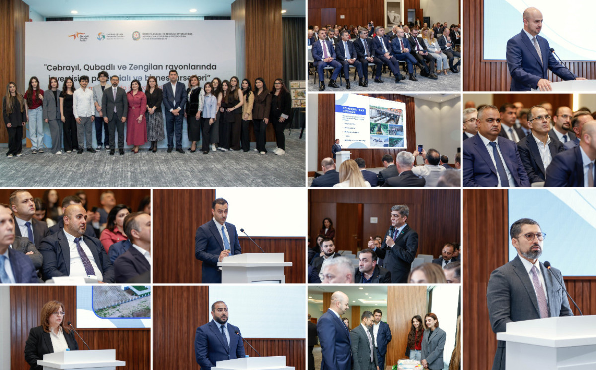 Investment potential of Jabrayil, Gubadli, and Zangilan districts presented within the framework of the "Friends of KRF" platform 