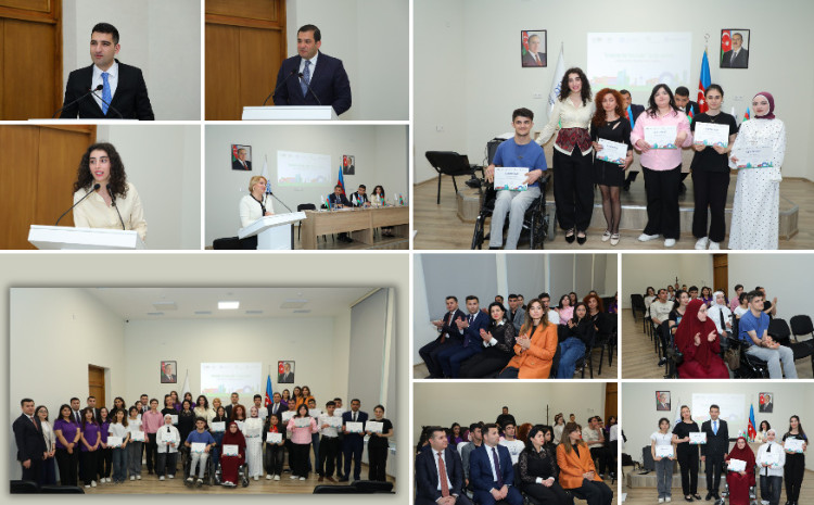 “İmkanlar hər kəs üçün” sosial layihəsinin iştirakçılarına sertifikatlar təqdim olunub 