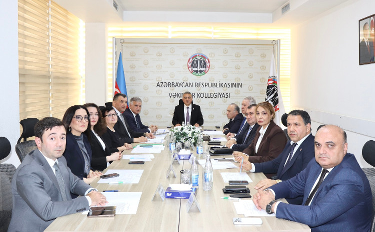 Vəkillər Kollegiyası Rəyasət Heyətinin növbəti iclası keçirilib 