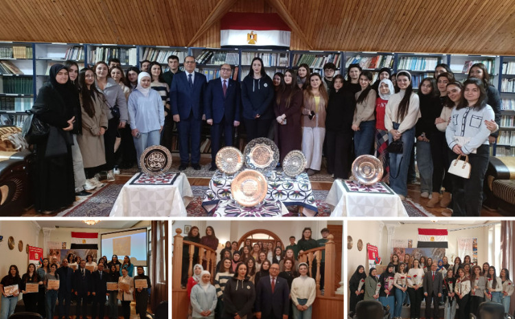 BDU-nun Şərqşünaslıq fakültəsinin tələbələri Misir Mədəniyyət Mərkəzində istehsalat təcrübəsində 