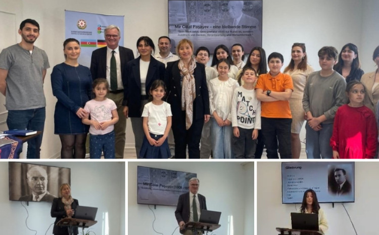 Ştutqart Azərbaycan Evində Mir Cəlal Paşayevin xatirəsi anılıb 